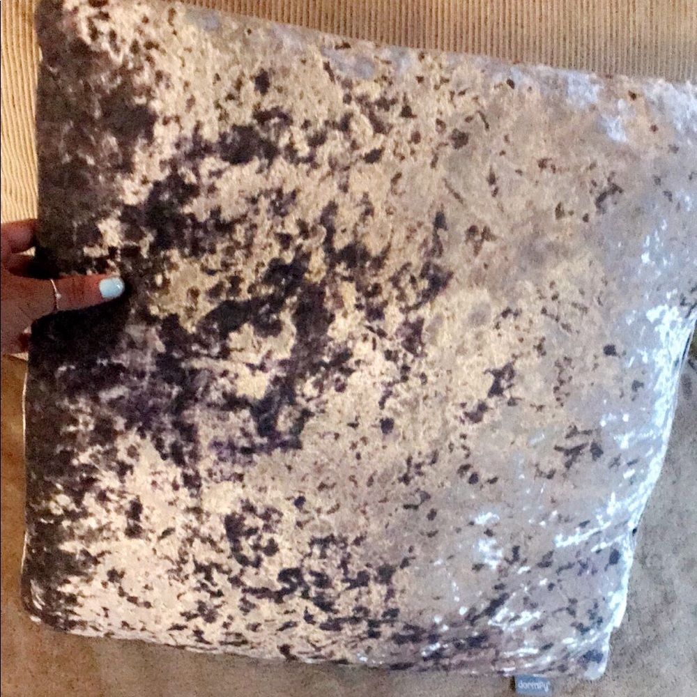 Crushed Velvet Throw Pillow